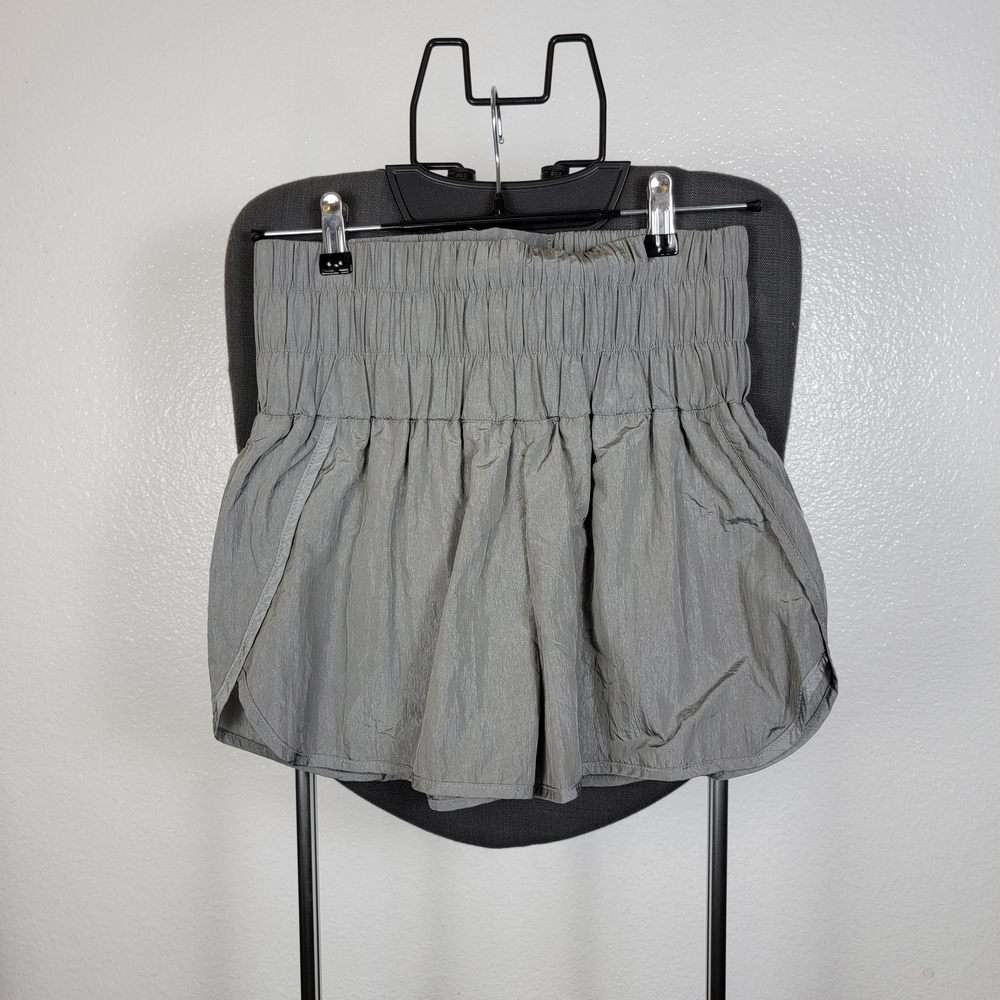 Automet Gray High Waist Running Athletic‎ Shorts Sz M